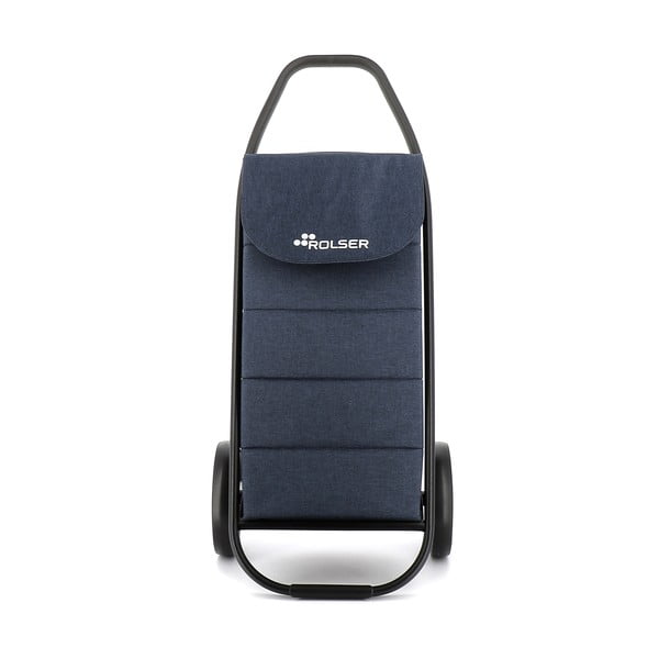 Su ratais pirkinių krepšys 53 l Com Tweed Polar Black Tube – Rolser-image-2