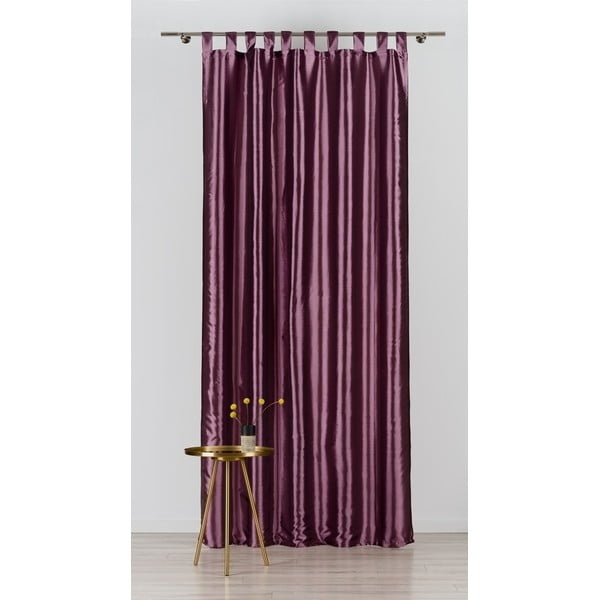 Užuolaida tamsiai violetinės spalvos 140x245 cm Royal Taffeta – Mendola Fabrics
