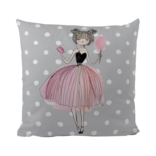 Medvilninė kūdikių pagalvėlė Butter Kings Pink Girl, 45 x 45 cm