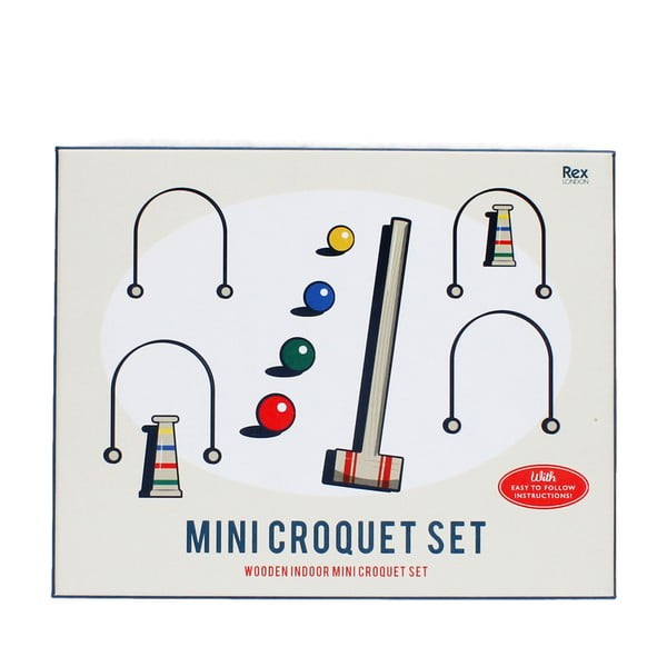 Stalo kriketas Mini Croquet Set – Rex London-image-2
