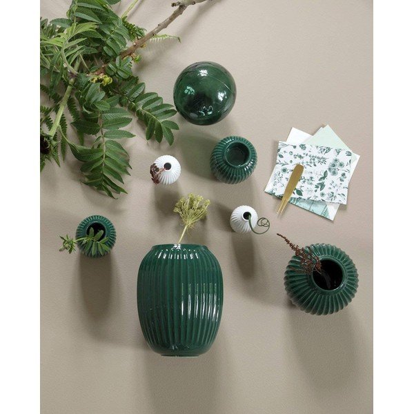 Žalia akmens masės vaza Kähler Design Hammershoi, aukštis 20 cm-image-1
