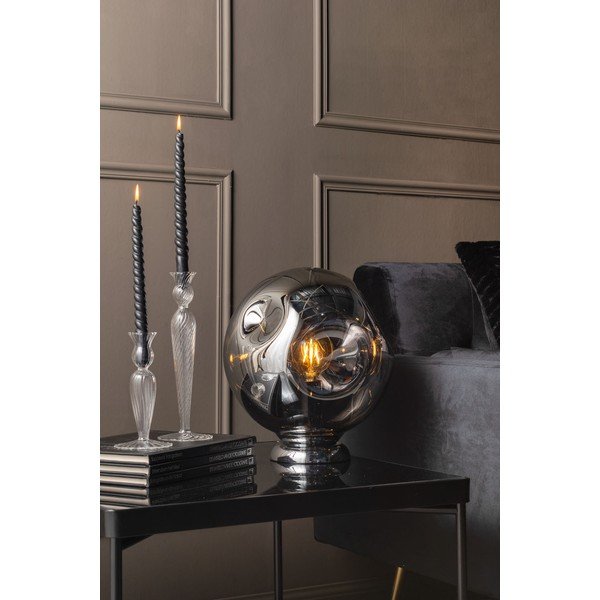 Stiklinė žvakidė PT LIVING Swirl, aukštis 17 cm-image-1