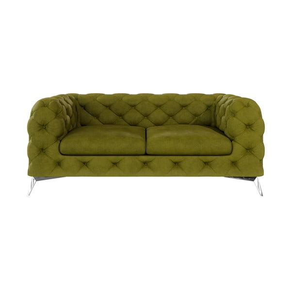 Žalios spalvos iš velveto sofa 185 cm Chelsea – Ropez