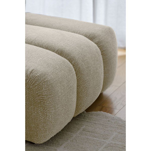 Smėlio spalvos kampinė sofa (su dešiniuoju kampu/su gultu) Shell – Miuform-image-3