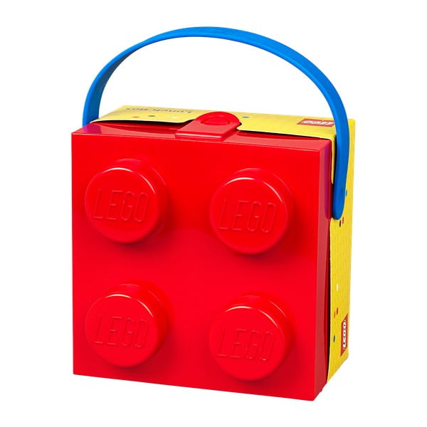 Raudona daiktadėžė su rankena LEGO®