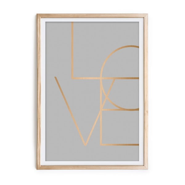 Paveikslas rėmelyje Velvet Atelier Love, 60 x 40 cm