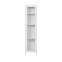 Iš metalo vitrina baltos spalvos 40x180 cm Brisbane – House Nordic