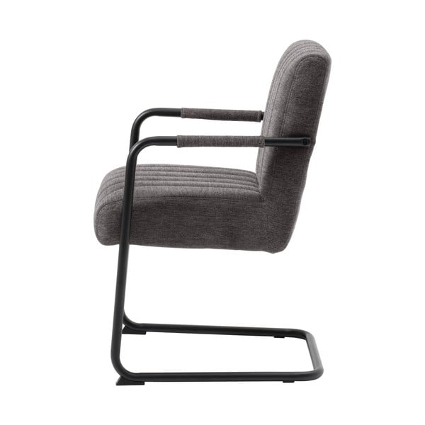 Valgomojo kėdė tamsiai pilkos spalvos Trout – Unique Furniture-image-2