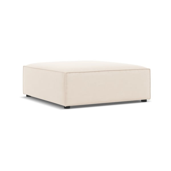 Iš velveto taburetė smėlio spalvos Jodie – Micadoni Home-image-3