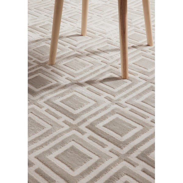 Kilimas kreminės spalvos 200x280 cm Perles Howlite – Elle Decoration-image-4