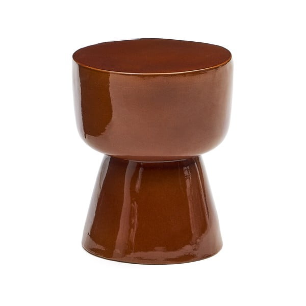 Apvalios formos sodo šoninis staliukas iš keramikos ø 36 cm Mesquida – Kave Home