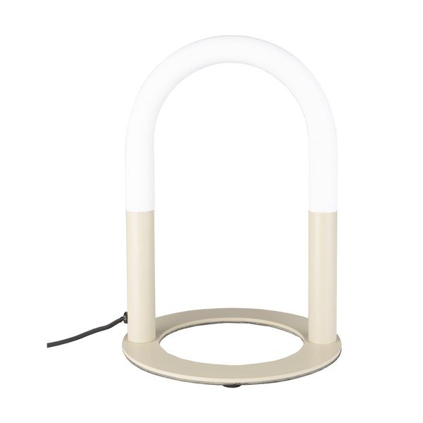 Smėlio spalvos iš metalo stalinis šviestuvas LED su pritemdymo funkcija (aukštis 36 cm) Arch – Zuiver