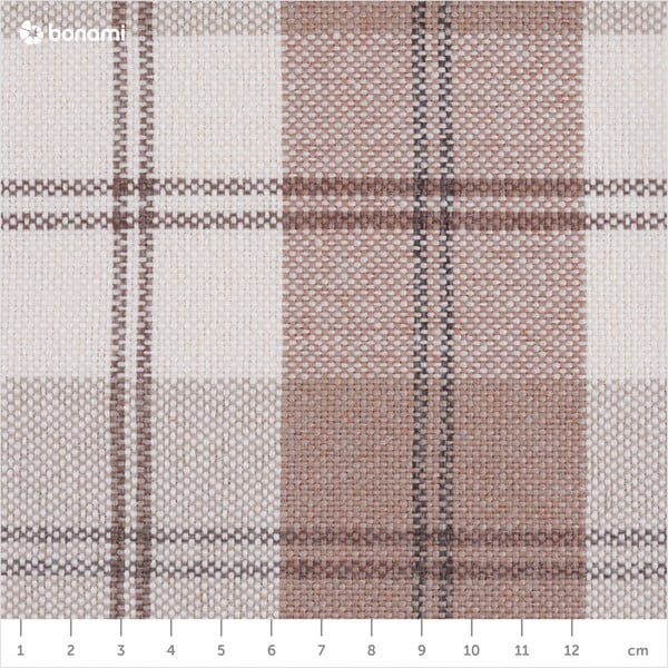 Languoto audinio krėslas Max Winzer Lorris Vintage Beige Checked Eared-image-1