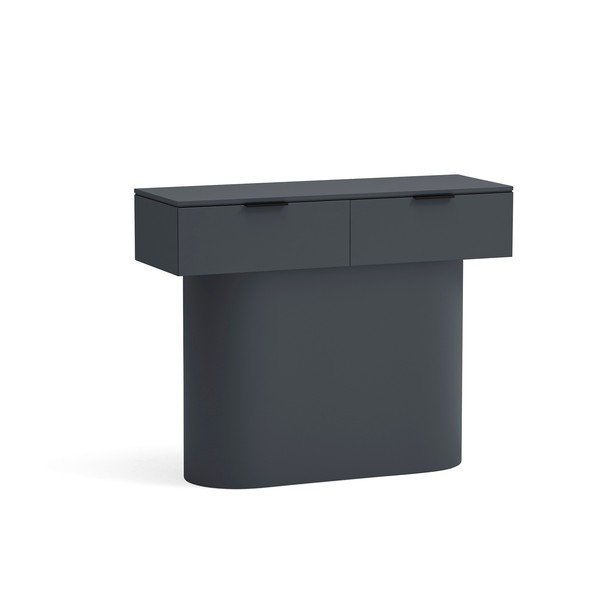 Antracito spalvos konsolinis staliukas 36x100 cm Totem – Teulat