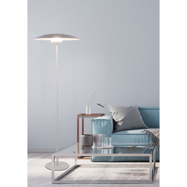 Baltos spalvos pastatomas šviestuvas LED (aukštis 140 cm) su metaliniu gaubtu Lund – Candellux Lighting-image-2