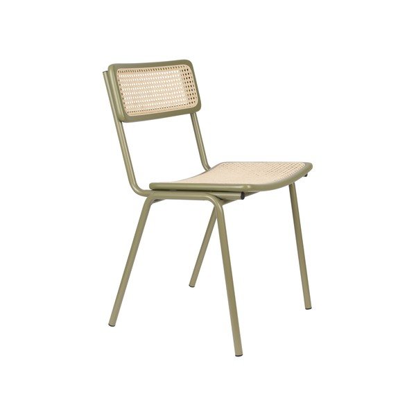 Žalios rotango valgomojo kėdės, 2 vnt. Jort - Zuiver