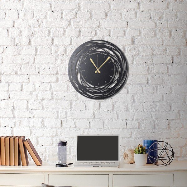 Metalinis sieninis laikrodis Rutulys, ø 50 cm-image-1