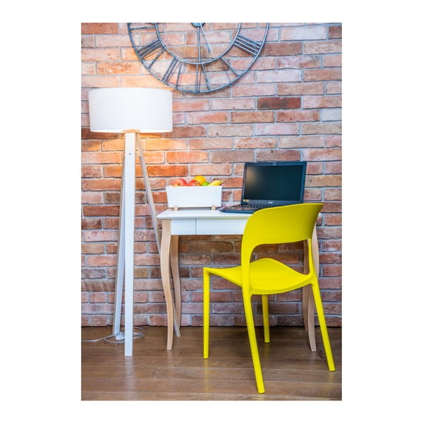 Baltas rašomasis stalas Ragaba Lillo, 65 cm ilgio-image-1