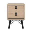 Naktinis staliukas natūralios spalvos iš ąžuolo Ry – Tvilum