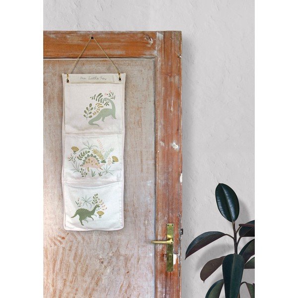 Pakabinamas medvilninis organizatorius Butter Kings Fox Friendly Dinosaur-image-1