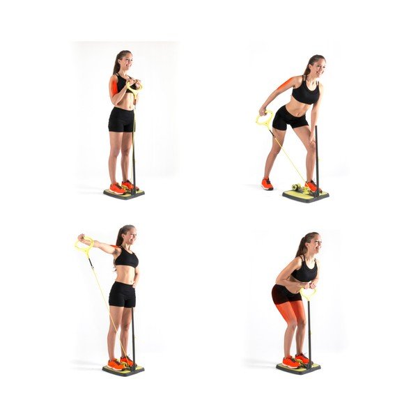 Sėdmenų ir kojų stiprinimo platforma su pratimų instrukcijomis InnovaGoods Fitness-image-3