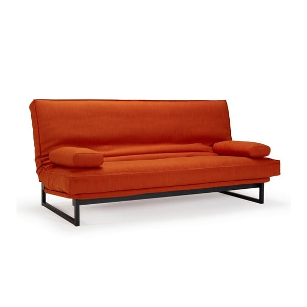 Raudona sofa-lova su nuimamu užvalkalu Innovation Fraction Elegance Paprika, 97 x 200 cm