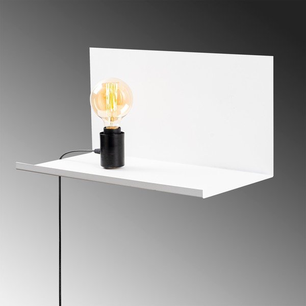 Baltas sieninis šviestuvas Opviq lights Tokijas-image-1