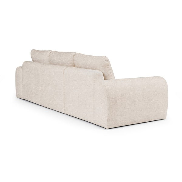Kreminės spalvos iš boucle sofa 287 cm Mirel – Rodier-image-4