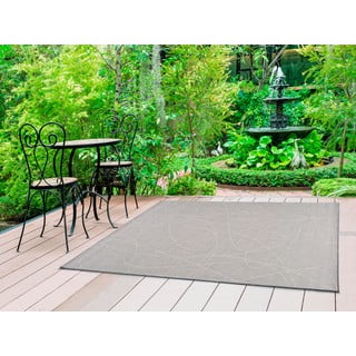 Pilkas lauko kilimas Universal Hibis Line, 160 x 230 cm