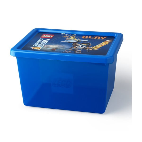Mėlyna LEGO® NEXO Knights saugojimo dėžutė