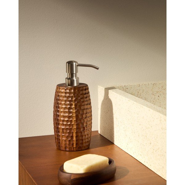 Rudos spalvos iš medienos muilinė Fraz – Kave Home-image-2