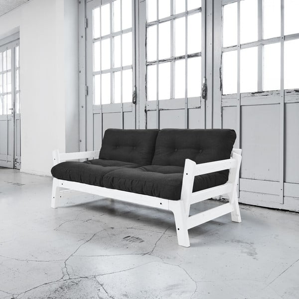 Sofa lova "Karup Step" balta/tamsiai balta