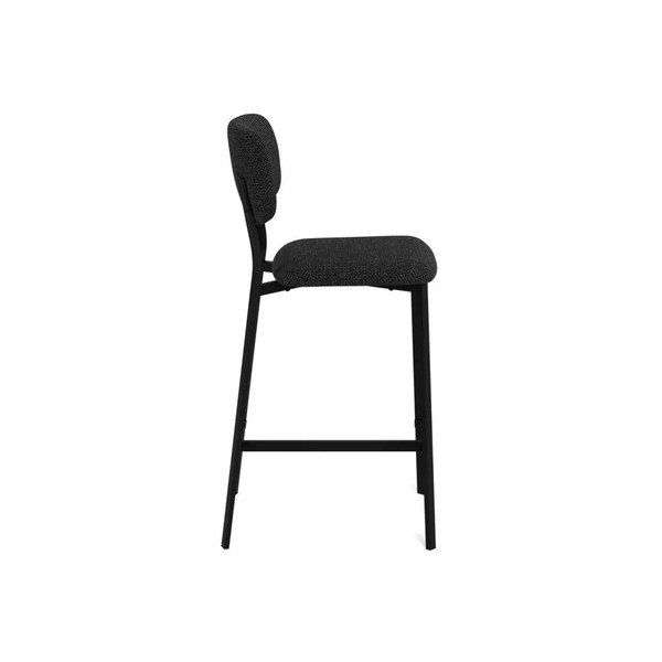Tamsiai pilkos spalvos iš audinio baro taburėtės 2 vnt. (sėdynės aukštis 68,5 cm) Alison – Actona-image-4