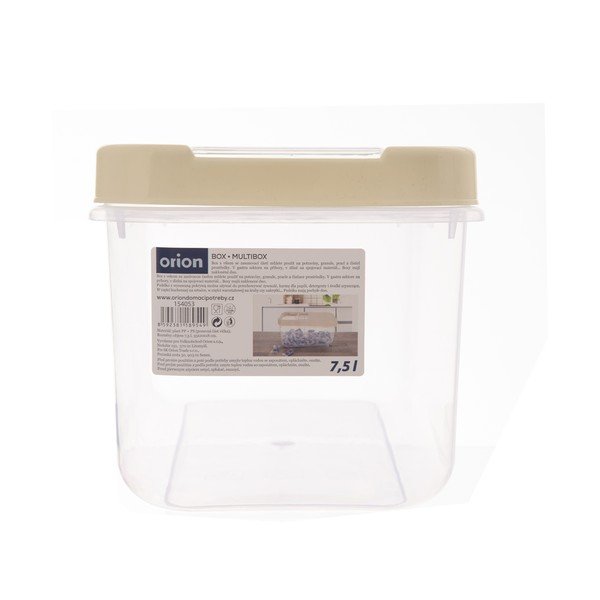 Iš plastiko daiktadėžė su dangčiu 35x20x18 cm Slop – Orion-image-2