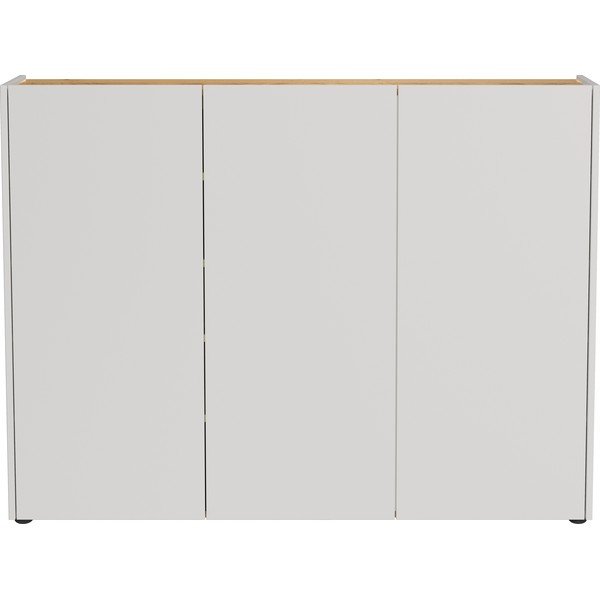 Kreminės spalvos spintelė iš ąžuolo 138x105x25 cm Libbiano – Germania-image-4