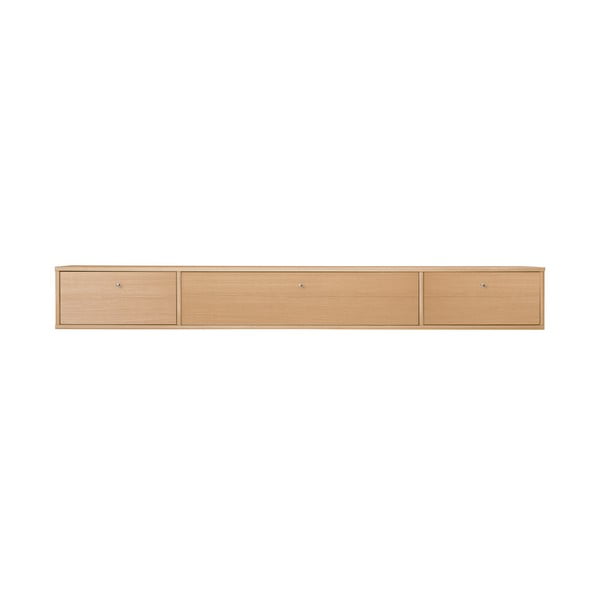 TV spintelė natūralios spalvos iš ąžuolo 176x22 cm Mistral – Hammel Furniture