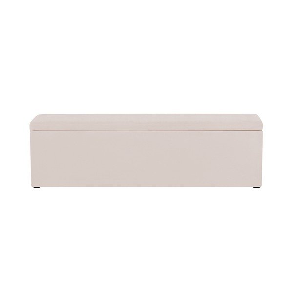 Kreminės spalvos pufas Mazzini Sofas Ancona, 200 x 46 cm-image-3