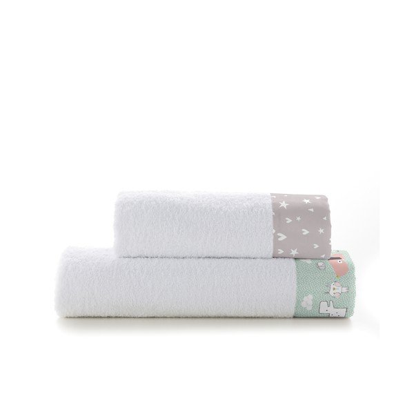 2 kūdikių rankšluosčių rinkinys "Moshi Moshi Best Buddies-image-2