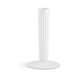 Baltos spalvos akmens masės žvakidė Kähler Design Hammershoi, 16 cm aukščio