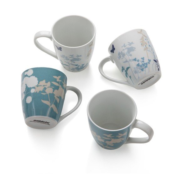 4 porcelianinių puodelių rinkinys "Meadow", 330 ml-image-2