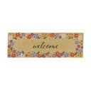 Iš kokoso pluošto grindų kilimėlis 40x120 cm Welcome Floral – Artsy Doormats