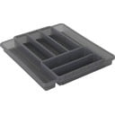 Pilkos spalvos plastikinis stalčius stalčiui 39,7 x 34 cm Domino - Rotho