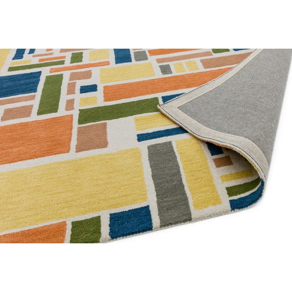Kilimas Azijos kilimai Blocks Multi, 200 x 290 cm-image-4