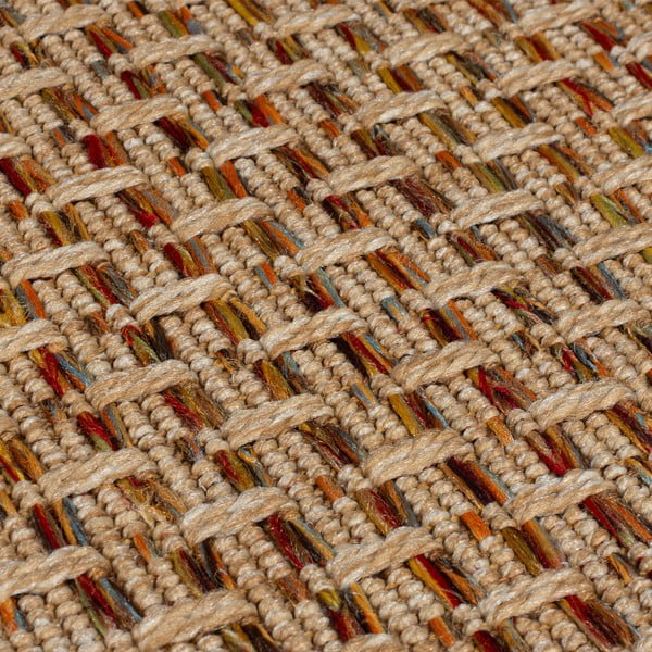 Lauko kilimas natūralios spalvos 160x230 cm Nora Diamond – Flair Rugs-image-3