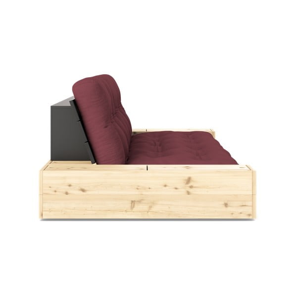 Sulankstoma sofa bordo spalvos 244 cm Base – Karup Design-image-3