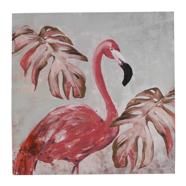 Sienų tapyba ant drobės "Žąsys", modernus stilius "Flamingo Uno Cubico", 100 x 100 cm