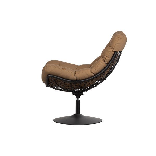 Ruda pasukama sodo kėdė iš rotango WOOOOD Vive-image-3