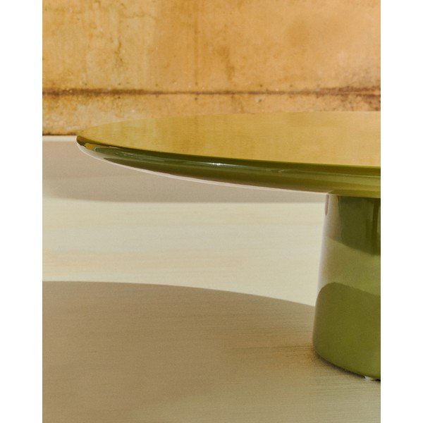 Iš betono apvalios formos sodo kavos staliukas ø 110 cm Albanella – Kave Home-image-2