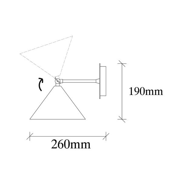 Sieninė lempa baltos spalvos Berceste – Opviq lights-image-4