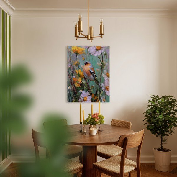 Spausdintas paveikslas su rėmeliu 60x80 cm Fringilla – Styler-image-2
